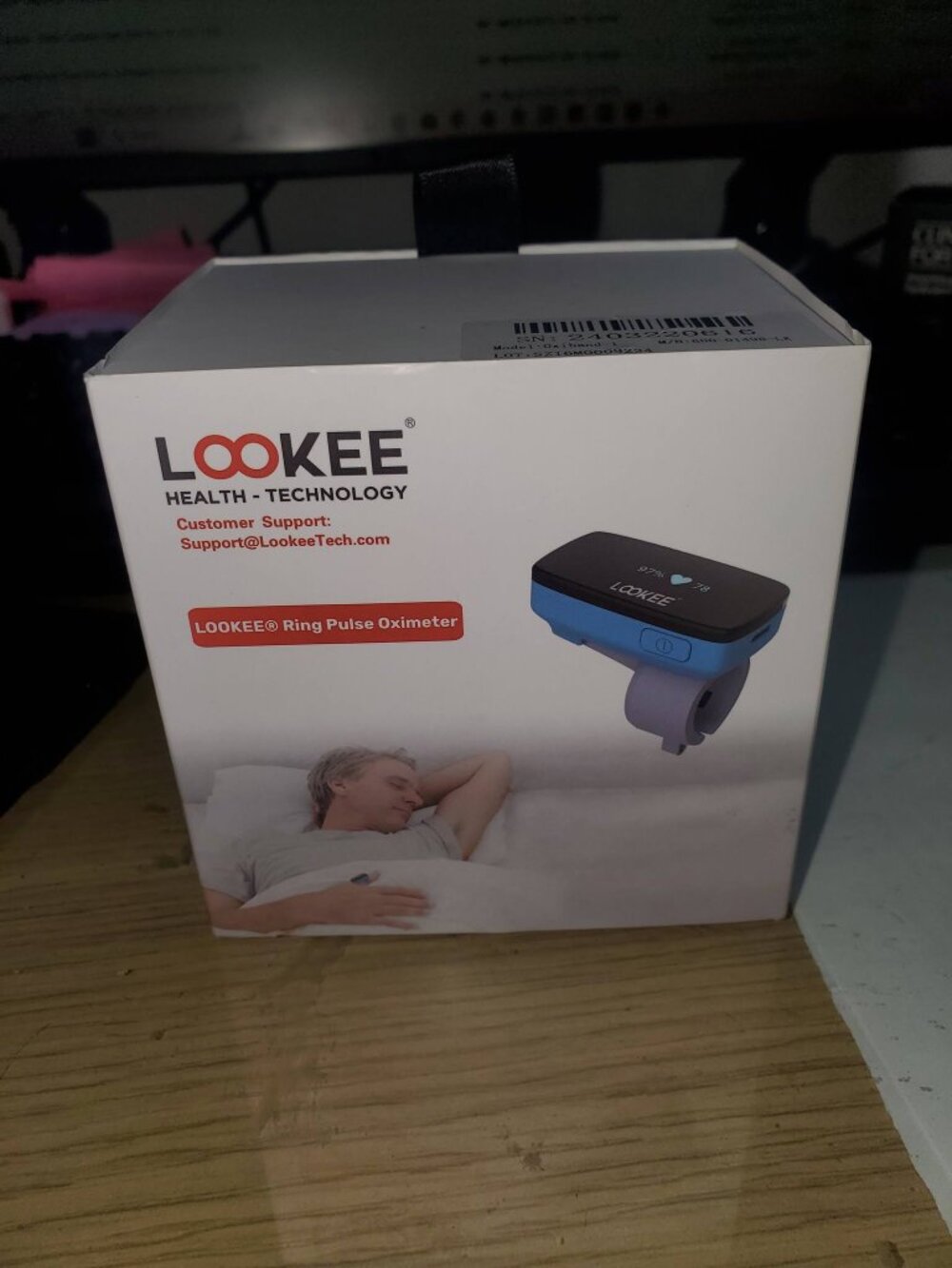 LOOKEE RING PRO SLEEP OXYGEN MONITOR